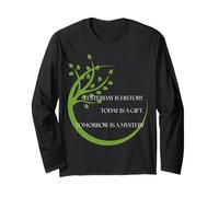 Today Is A Blessing Inspirational Quotes Design Motivazionale Maglia a Manica