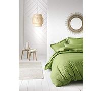 TODAY Lenzuolo con Angoli Elasticizzati, in Jersey di Cotone, 160x200 cm, Colore Verde Bambu, bambù, 160 x 200 cm