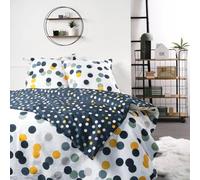 TODAY Parure da letto matrimoniale in cotone sunchine stampato Polka Dot - multicolore - 220 x 240 cm