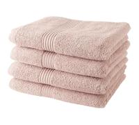 TODAY Set di 4 Asciugamani da Bagno 100% Cotone - 50x100 cm - Sand rose