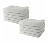 Set di asciugamani TODAY Bianco 10 Pezzi 70 x 130 cm