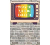 Today the AD Is in Full HD: A Funny Dot Grid Notebook for Busy Brains, Notes, Lists, Doodles, and Everyday Chaos