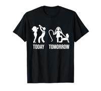 Today Tomorrow Groom Bachelor Party Funny Wedding Maglietta