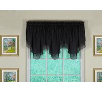 Today's Curtain Emelia Original Voile Ascot 63,5 cm, nero, 101,6 x 63,5 cm (lunghezza x larghezza)
