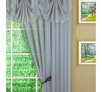Today's Curtain Emelia - Pannello in voile originale, 182,9 cm, grigio, 152,4 x 182,9 cm