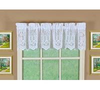 Today's Curtain Hopewell - Mantovana in pizzo 30,5 cm, bianco, 147 x 30 cm (l x L)