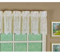 Today's Curtain Hopewell - Mantovana in pizzo 30,5 cm, crema, 147 x 30 cm (l x L)