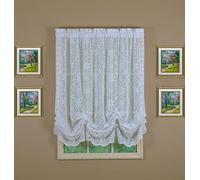 Today's Curtain Hopewell - Paralume in pizzo a palloncino, bianco, 59 x 63 cm