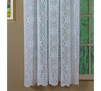 Today's Curtain Hopewell - Tenda in pizzo 160 cm, bianco, 147 x 160 cm (l x L)