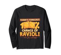 Todays Forecast 100% Chance of Ravioli Maglia a Manica
