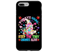 Todays Goal Keep The Tiny Gnomies Alive For Unicorn Teacher Custodia per iPhone 7 Plus/8 Plus