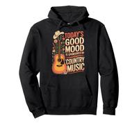 Today's Good Mood Is Sponsored By Country Music Felpa con Cappuccio