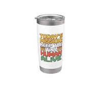 Today's Mission Keep The Tiny Humans Alive Bicchiere termico in acciaio inox doppia parete