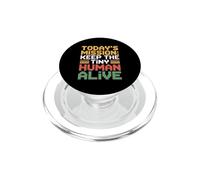 Today's Mission Keep The Tiny Humans Alive PopSockets PopGrip per MagSafe