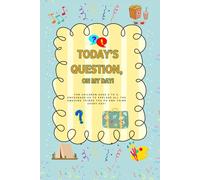 TODAY'S QUESTION, ON MY DAY! - journal for kids. Let children ages 6 to 9 explore everything that makes them special. You can use this journal every day as part of homeschooling..