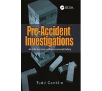 Todd Conklin Pre-Accident Investigations (Tascabile)