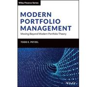 Todd Petzel – Modern Portfolio Management – Moving Beyond Modern Portfolio Theory – Copertina rigida
