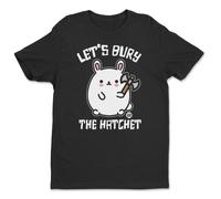 Todd Goldman Art Bad Bunny Let's Bure The Hatchet ToddArt T-Shirt Uomo Nera