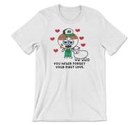 Todd Goldman Art Silly Hillbilly You Never Forget Your First Love T-Shirt Uomo