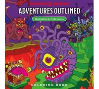 Todd James Dungeons & Dragons Adventures Outlined Coloring Book (Tascabile)