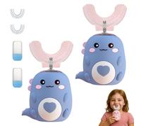 Toddla U-Shaped 360º Ultrasonic Toothbrush, Children'S Electric Toothbrush, Ipx7 Waterproof, Full Mouth Cleaning, Sonic Toothbrushes Kids, Make Children Love Brushing Their Teeth(B+B)