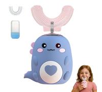 Toddla U-Shaped 360º Ultrasonic Toothbrush, Children'S Electric Toothbrush, Ipx7 Waterproof, Full Mouth Cleaning, Sonic Toothbrushes Kids, Make Children Love Brushing Their Teeth(Blue)