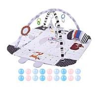 Toddler Activity Floor Mat, Detachable Toys and Sea Balls, Washable Kids Play Mat for Sensory, Motor, and Early Learning Development, Interactive Toy for Visual and Hearing Skills