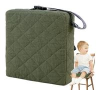 Toddler Booster Seat, Portable Baby Cushion Chair Booster, Skin-Friendly Toddler Seat for Eating, Painting, Dining Out, Camping, Beach, Easy-to-Clean Baby Chair for -the-Go Comfort