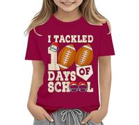 Toddler Boy Girl Summer Clothes First Day of School Shirt In My Pre School Shirt Toddler Kindergarten Shirts Top 2, Vino, 6-7 Jahre