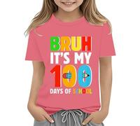 Toddler Boy Girl Summer Clothes First Day of School Shirt In My Pre School Shirt Toddler Kindergarten Shirts Wende Paillettes Shirt Girls 128 (rosa, 10-11Years)
