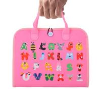 Toddler Busy Toy, Felt Activity Book, 11.02x1.97x13.39 Inches Early Learning Board, Interactive Play Tool for Preschool Classroom Kindergarten Travel or Quiet Time in the Living Room with Young Kids