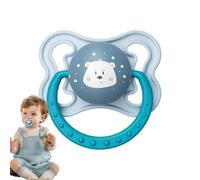 Toddler ciuccio, ciucci per il bambino allattato al seno - Sollievo in sollievo Silicone Binkies per bambino,Capezzolo per bambini morbido per viaggi, vivaio, treno, aereo
