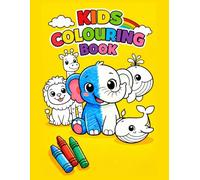 Toddler Coloring Book: 98 Big & Simple Animals for Kids Ages 2-4 & Preschool: Jumbo My First Bold and Easy Animal Coloring Book | Extra Thick Lines ... to Build Fine Motor Skills and Pen Control
