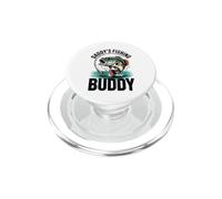 Toddler Daddys Fishing Buddy, simpatico compagno di pesca alla spigola a bocca larga PopSockets PopGrip per MagSafe