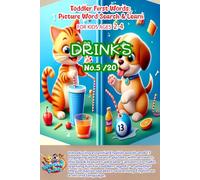 Toddler First Words: Picture Word Search & Learn Drinks