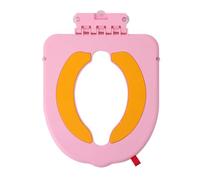 Toddler Folding Toilet Seat With Handles - Potty Training Seat Pad | Waterproof And Portable Potty Pad For Travel, Road Trips, Picnics, Indoor And Outdoor Use | Compact Baby Toilet Trainer