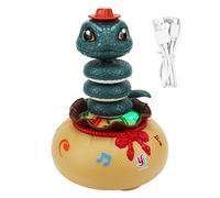 Toddler giocattolo da ballo | Figura a serpente elettrica con movimento rotatorio, forma di serpente con musica e luce per cameretta dei bambini, soggiorno e ora di dormire