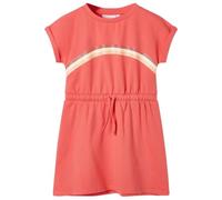 Toddler Girl Dress, Light Pink Blend Flutter Sleeve, Kids Fall Clothes with Drawstring Waist, Breathable Soft Fabric for Little Girls, Size (.- Years), Corallo, 110