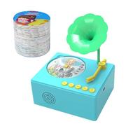 Toddler Gramophone Learning Toy - Giocatore di dischi per bambini, grammofono | fonografo, Giocatore di Musica Narrazione, Macchina di storia educativa all'inizio, Giocattoli per