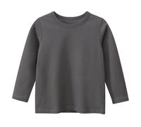 Toddler Kids Girls Boys Long Sleeve Basic T Shirt Casual Tees Shirt Tops Solid Color Baby Maglietta a maniche corte, i, 3-4 Anni