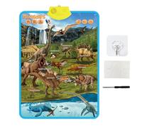 Toddler Learning Posters - 16.14x21.85 Inches Kids Speech Talking Posters, Alphabet Wall Chart, Electronic Interactive Wall Chart For Preschool Boys & Girls Sound-Based Letter Guides