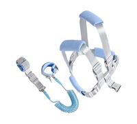 Toddler Leash Harness- PU Polyester 3D Breathable Mesh Fabric | 3-in-1 Anti-Lost Wrist Link For Outdoor Safety| Baby Walking Harness Anti-Falls
