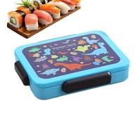 Toddler Lunch Box, Reusable Snack Container, 5 Compartment Food Tray, 7.48x1.97 inches Kitchen Dining Organizer, Leak Resistant Compartment Divider, Mealtime Storage Solution for Daycare, Travel