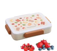 Toddler Lunch Box, Reusable Snack Container, 5 Compartment Food Tray, 7.48x1.97 inches Kitchen Dining Organizer, Leak Resistant Compartment Divider, Mealtime Storage Solution for Daycare, Travel
