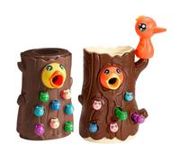 Toddler Magnetic Bird Toys Woodpecker Game - Motor Training, Sensory Skill Practice | Set Di Sfide di apprendimento Precoce, Gioco Di Coordinamento in Legno, Bambini Divertenti Compleanno,