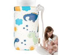 Toddler Milk Bottle Sleeve Cover, PU Leather Bottle Warmer Sleeve, Insulated Drink Protector, Keeps Beverages Warm, Durable Feeding Cup for Boys & Girls, Indoor & Outdoor Use