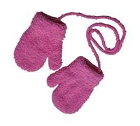 Toddler Mittens - Soft Plush Thermal Gloves for Weather Protection, Anti-Loss Design with Adjustable Wrist Strap, Comfortable Warm Accessories for Boys Girls 1-3 Years Old Kids, 3.94x5.12 Inches