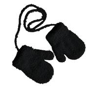 Toddler Mittens - Soft Plush Thermal Gloves for Weather Protection, Anti-Loss Design with Adjustable Wrist Strap, Comfortable Warm Accessories for Boys Girls 1-3 Years Old Kids, 3.94x5.12 Inches