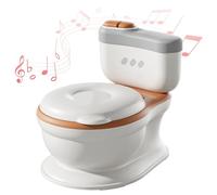 Toddler Potty 1: 1 Tera di addestramento in vasino realistico Allenamento pesante con un bagno lavabile a cuscino per sedile in PVC ridotto per ragazze.