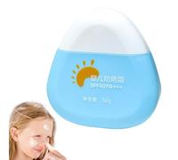 Toddler Sunscreen Lozione, Gentle Sun Block Cream Kids, 2,76 x 2,76 x 0,79 Inches Skin-Friendly Facial Sunblock for Outdoor Protection at Beach, Travel, Camping and Picnic